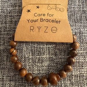 Women’s Brown Beaded Bracelet by RYZE